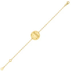 Gourmette Bébé Petit Prince Sur Sa Planète - Or Jaune 18ct -Mikado Soldes Magasin gourmette lpp planete product