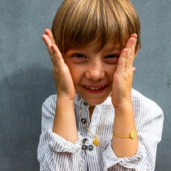 Gourmette Bébé Petit Prince Sur Sa Planète - Or Jaune 18ct -Mikado Soldes Magasin gourmette petit pirnce planete PP1 2 product