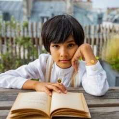 Gourmette Bébé Petit Prince "protège Ta Planète" - Or Jaune 9ct -Mikado Soldes Magasin gourmette petit prince PP2 product 1