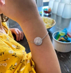 Gourmette Petit Prince Petit Prince "protège Ta Planète" - Argent Massif -Mikado Soldes Magasin gourmette petit prince planete product