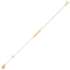 Gourmette Bébé Symbole Garçon LuluCastagnette - Or Jaune 9ct -Mikado Soldes Magasin gourmette symbole garcon ajouree 2 product