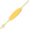 Gourmette Bébé Oxyde De Zirconium - Or Jaune 9ct 2 Gourmette Bébé Oxyde De Zirconium - Or Jaune 9ct -Mikado Soldes Magasin gourmmette bebe oxyde 497143 Z0 2 product