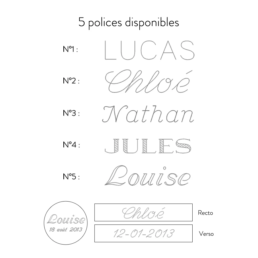 Médaille Trèfle - Or Blanc 9ct 4 Médaille Trèfle - Or Blanc 9ct – Image 2