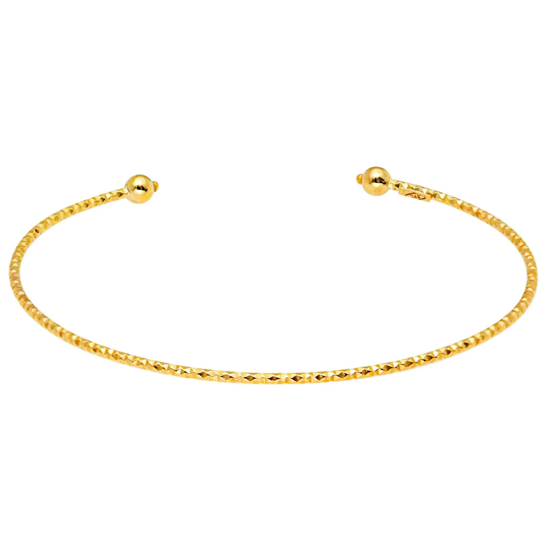 Jonc Ciselé - Or Jaune 9ct 3 Jonc Ciselé - Or Jaune 9ct