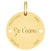 Médaille De L'Amour - Or Jaune 9ct -Mikado Soldes Magasin medaille amour product