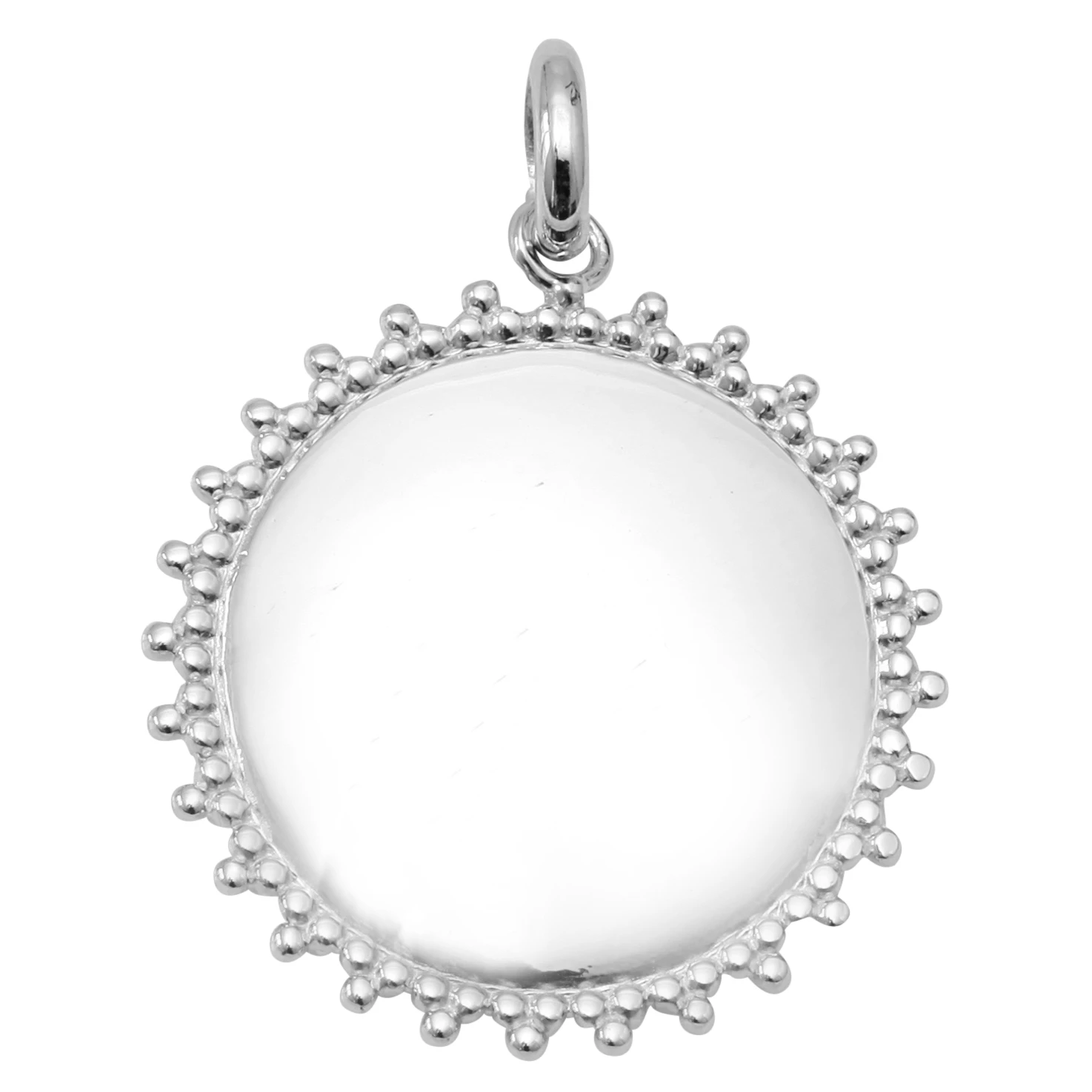 Pendentif Boules - Argent Massif 3 Pendentif Boules - Argent Massif