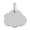 Médaille Nuage - Or Blanc 9ct 1 Médaille Nuage - Or Blanc 9ct -Mikado Soldes Magasin medaille bapteme nuage or gris M482 product