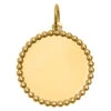 Médaille Boules - Or Jaune 18ct