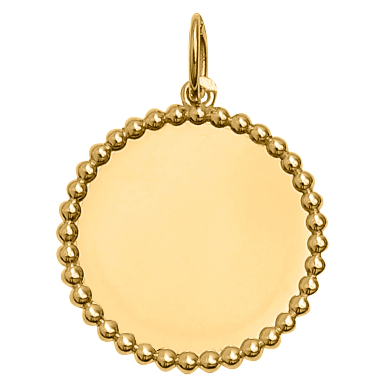 Médaille Boules - Or Jaune 18ct 3 Médaille Boules - Or Jaune 18ct