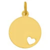 Médaille Coeur Ajouré - Or Jaune 9ct 2 Médaille Coeur Ajouré - Or Jaune 9ct -Mikado Soldes Magasin medaille coeur ajoure A05719 product