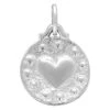 Médaille Coeur Cachet De Cire - Argent Massif -Mikado Soldes Magasin medaille coeur argent massif product