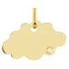 Médaille Nuage - Diamant & Or Jaune 9ct -Mikado Soldes Magasin medaille nuage 248400100 product
