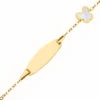 Gourmette Bébé Papillon - Or Jaune 9ct & Nacre -Mikado Soldes Magasin papillon 03 product
