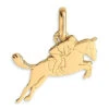 Pendentif Cheval De Course - Or Jaune 18ct -Mikado Soldes Magasin pedentif cheval course P1459 product