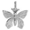 Pendentif Papillons - Or Blanc 18ct 2 Pendentif Papillons - Or Blanc 18ct -Mikado Soldes Magasin pedentif papillon or P1709G 2 product 1