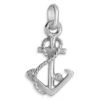 Pendentif Ancre Corde - Or Blanc 18ct 1 Pendentif Ancre Corde - Or Blanc 18ct -Mikado Soldes Magasin pendentif ancre or P1732G product