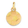 Pendentif Ballon De Foot - Or Jaune 9ct