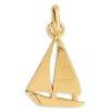 Pendentif Voilier - Or Jaune 9ct 2 Pendentif Voilier - Or Jaune 9ct -Mikado Soldes Magasin pendentif bateau or P1609 product
