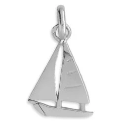 Pendentif Voilier - Or Blanc 18ct