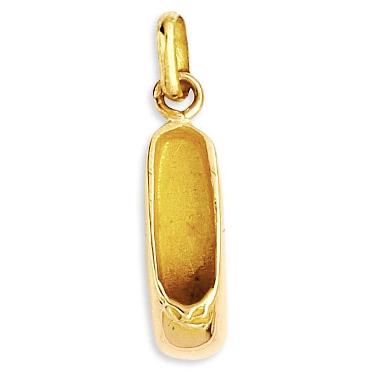 Pendentif Chausson De Danse - Or Jaune 18ct 3 Pendentif Chausson De Danse - Or Jaune 18ct