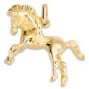 Pendentif Cheval - Or Jaune 18ct -Mikado Soldes Magasin pendentif cheval or P1324 product