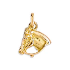 Pendentif Cheval - Or Jaune 9ct -Mikado Soldes Magasin pendentif cheval or P1658 2 product