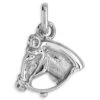 Pendentif Cheval - Or Blanc 9ct -Mikado Soldes Magasin pendentif cheval or P1658G 2 product
