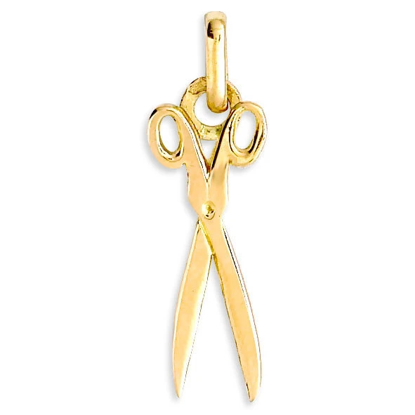 Pendentif Ciseaux - Or Jaune 9ct 3 Pendentif Ciseaux - Or Jaune 9ct