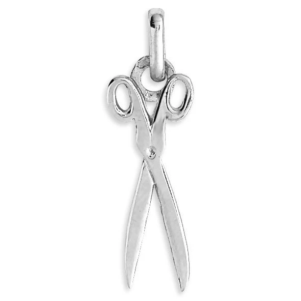 Pendentif Ciseaux - Or Blanc 18ct 3 Pendentif Ciseaux - Or Blanc 18ct