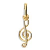 Pendentif Clef De Sol - Or Jaune 9ct -Mikado Soldes Magasin pendentif cle sol or P1370 product
