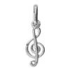 Pendentif Clef De Sol - Or Blanc 18ct -Mikado Soldes Magasin pendentif cle sol or P1370G 2 product 1