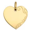 Médaille Coeur - Or Jaune 18ct -Mikado Soldes Magasin pendentif coeur arabesque or 648400 product