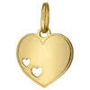 Pendentif Coeurs Ajourés - Or Jaune 18ct -Mikado Soldes Magasin pendentif coeur or ajouree A09417 product