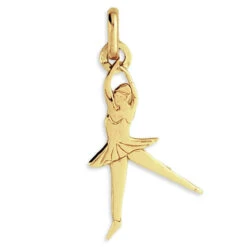 Pendentif Danseuse - Or Jaune 18ct