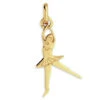Pendentif Danseuse - Or Jaune 9ct