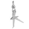 Pendentif Danseuse - Or Blanc 18ct 1 Pendentif Danseuse - Or Blanc 18ct -Mikado Soldes Magasin pendentif danseuse or P1453G product 1