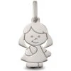 Pendentif Petite Fille - Or Blanc 9ct -Mikado Soldes Magasin pendentif fille or 24B0424 product