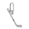 Pendentif Club De Golf - Or Blanc 9ct -Mikado Soldes Magasin pendentif golf or P1304G 2 product 1