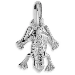 Pendentif Grenouille - Or Blanc 18ct