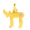 Pendantif Hai - Diamant & Or Jaune 18ct -Mikado Soldes Magasin pendentif hai diamant or jaune product