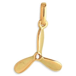 Pendentif Hélice - Or Jaune 9ct
