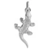 Pendentif Lezard - Or Blanc 9ct -Mikado Soldes Magasin pendentif lezard or P677G product 1