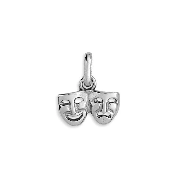 Pendentif Masques - Or Blanc 18ct 4 Pendentif Masques - Or Blanc 18ct – Image 2