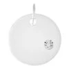 Pendentif Plaque Ronde - Diamant & Or Blanc 9ct -Mikado Soldes Magasin pendentif medaille diamant 9KV7GRB product