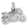 Pendentif Moto - Or Blanc 18ct