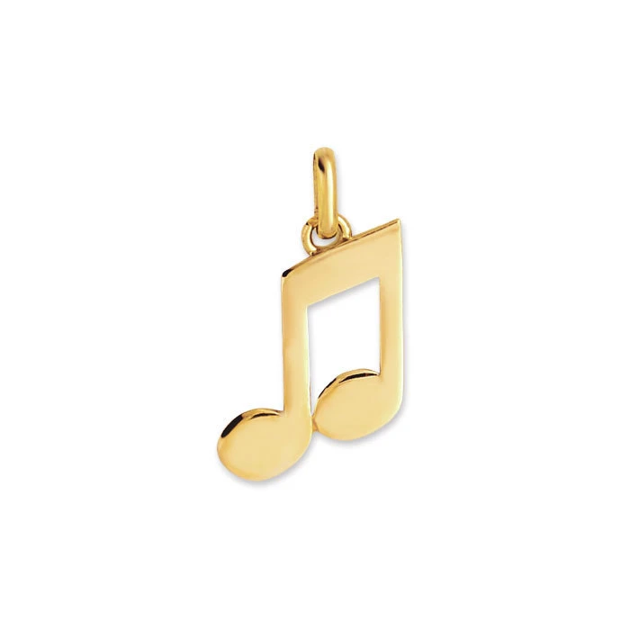 Pendentif Note De Musique - Or Jaune 18ct 4 Pendentif Note De Musique - Or Jaune 18ct – Image 2