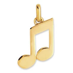 Pendentif Note De Musique - Or Jaune 9ct