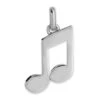 Pendentif Note De Musique - Or Blanc 9ct 1 Pendentif Note De Musique - Or Blanc 9ct -Mikado Soldes Magasin pendentif note musique or P23G 2 product