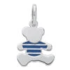 Pendentif Marinière LuluCastagnette - Or Blanc 9ct -Mikado Soldes Magasin pendentif ourson lulucastagnette A00317 product