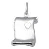 Pendentif Plaque Parchemin Coeur - Argent Massif 2 Pendentif Plaque Parchemin Coeur - Argent Massif -Mikado Soldes Magasin pendentif parchemin coeur 316060 product
